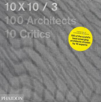 Couverture du livre « 10x10/3 » de  aux éditions Phaidon Press