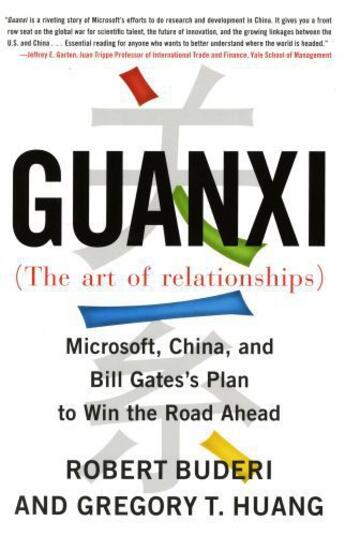 Couverture du livre « Guanxi (The Art of Relationships) » de Huang Gregory T aux éditions Simon & Schuster