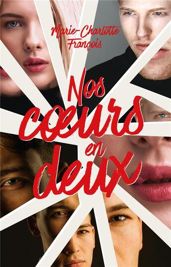 Couverture du livre « Nos coeurs en deux » de Marie-Charlotte Francois aux éditions Hlab