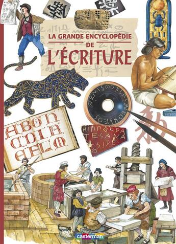 Couverture du livre « La grande encyclopedie de l'ecriture » de Due/Silva/Rossi aux éditions Casterman