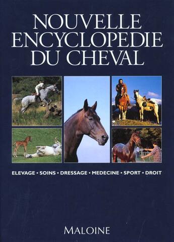 Couverture du livre « Nouvelle encyclopedie du cheval » de Thien aux éditions Maloine