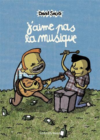 Couverture du livre « J'aime pas la musique » de David Snug aux éditions Les Enfants Rouges