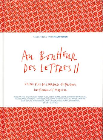 Couverture du livre « Au bonheur des lettres Tome 2 » de Shaun Usher aux éditions Editions Du Sous Sol
