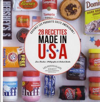Couverture du livre « 28 recettes made in USA » de Lene Knudsen aux éditions Marabout