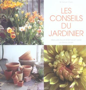 Couverture du livre « Les conseils du jardinier » de Sunyer Vives aux éditions De Vecchi