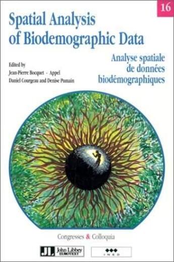 Couverture du livre « Anal Spatial De Donnees Bio » de Appel Bocquet aux éditions John Libbey