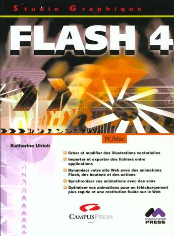 Couverture du livre « Studio Graphique Flash 4 » de Kate Ulrich aux éditions Campuspress