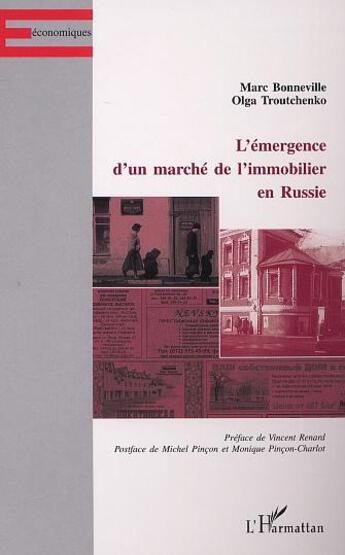 Couverture du livre « L'emergence d'un marche de l'immobilier en russie » de Bonneville aux éditions L'harmattan