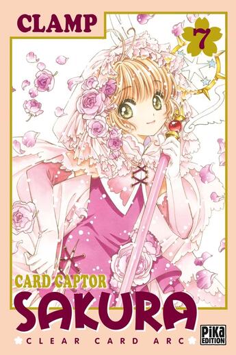 Couverture du livre « Card captor Sakura - clear card arc Tome 7 » de Clamp aux éditions Pika