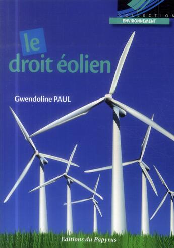 Couverture du livre « Droit eolien » de Gwendoline Paul aux éditions Papyrus