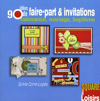 Couverture du livre « 80 idées de faire-part personnalisés » de Sylvie Corre aux éditions Eurofina