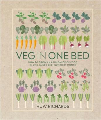 Couverture du livre « VEG IN A BED » de Huw Richards aux éditions Dorling Kindersley