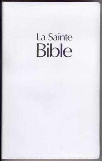 Couverture du livre « Bible Neg Famille Fibrocuir Tr.Or Blanc » de Neg 1975 aux éditions La Maison De La Bible