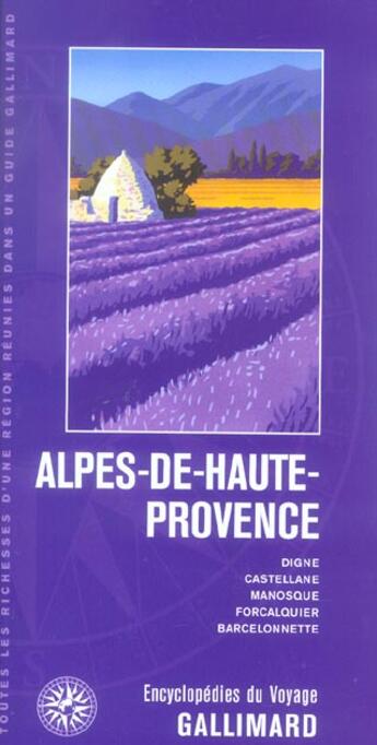 Couverture du livre « Alpes-de-haute-provence » de Collectif Gallimard aux éditions Gallimard-loisirs
