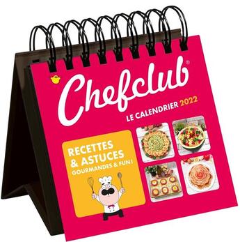 Couverture du livre « Chefclub, le calendrier (édition 2022) » de  aux éditions Play Bac