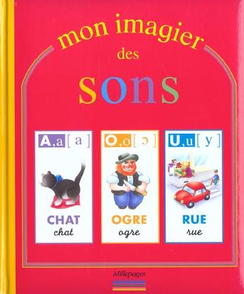 Couverture du livre « Mon imagier des sons » de  aux éditions Millepages