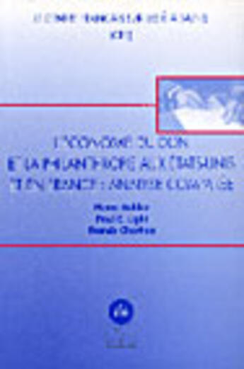 Couverture du livre « L'economie du don et la philantropie aux etats-unis et en france : analyse comparee » de Paul-C Light et Pierre Buhler aux éditions Ifri