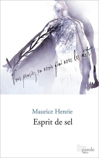 Couverture du livre « Esprit de sel » de Maurice Henrie aux éditions Prise De Parole