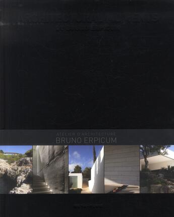 Couverture du livre « Architectural moments by Bruno Erpicum » de  aux éditions Beta-plus