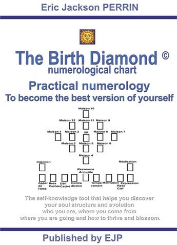 Couverture du livre « The birth diamond numerological chart » de Eric Jackson Perin aux éditions Books On Demand