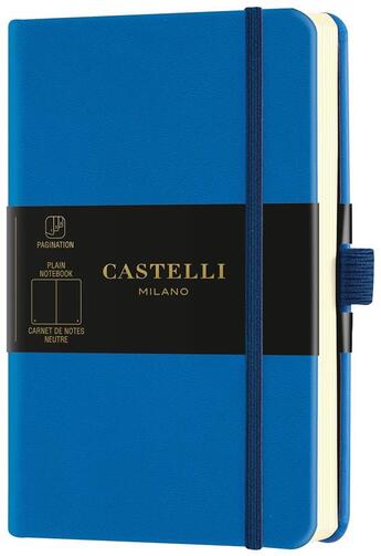 Couverture du livre « Carnet aquarela poche uni bleu roi » de Castelli aux éditions Castelli Milano