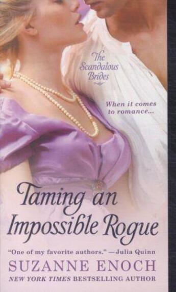 Couverture du livre « Taming an impossible rogue » de Suzanne Enoch aux éditions St Martin's Press