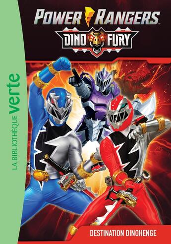 Couverture du livre « Power Rangers t.3 ; destination Dinohenge » de  aux éditions Hachette Jeunesse