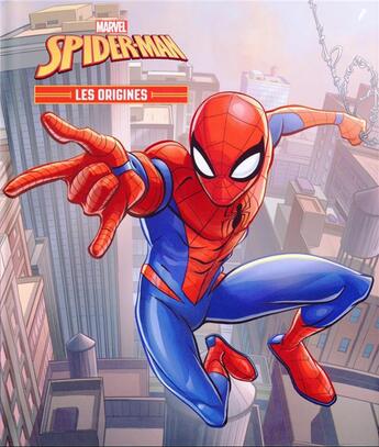 Couverture du livre « Spider-Man ; les origines » de Marvel aux éditions Disney Hachette