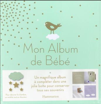 Couverture du livre « Mon album de bébé » de Claire Curt aux éditions Flammarion