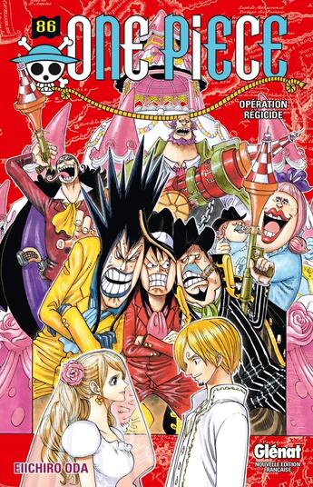 Couverture du livre « One Piece - édition originale Tome 86 : opération régicide » de Eiichiro Oda aux éditions Glenat