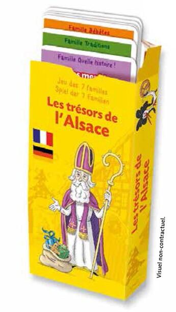 Couverture du livre « Les trésors de l'alsace ; le jeu de 7 familles » de  aux éditions La Petite Boite