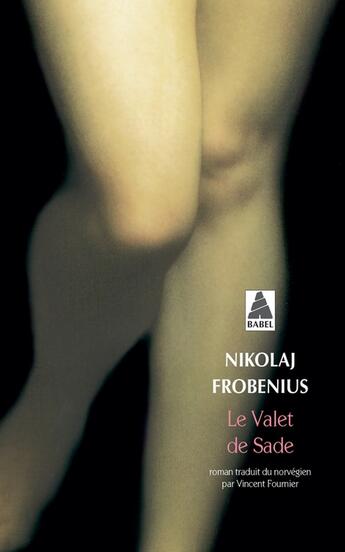 Couverture du livre « Le valet de Sade » de Nikolaj Frobenius aux éditions Actes Sud