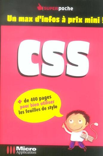 Couverture du livre « Css » de Jean Carfantan aux éditions Micro Application