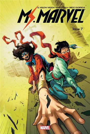 Couverture du livre « Ms. Marvel t.7 » de G. Willow Wilson et Marco Failla et Diego Olortegui aux éditions Panini