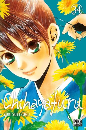 Couverture du livre « Chihayafuru Tome 34 » de Yuki Suetsugu aux éditions Pika