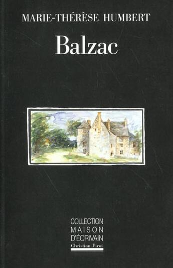 Couverture du livre « Balzac » de Humbert M-T. aux éditions La Simarre