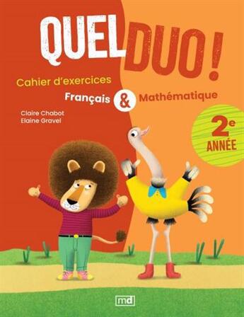 Couverture du livre « Quel duo ! 2e annee » de Claire Chabot aux éditions Marcel Didier