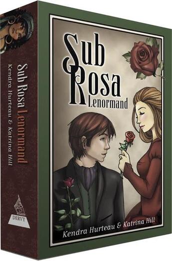 Couverture du livre « Sub rosa lenormand » de Kendra Hurteau et Katrina Hill aux éditions Dervy