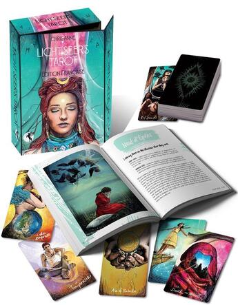 Couverture du livre « Light seer's tarot (coffret) » de Chris-Anne aux éditions Arcana Sacra