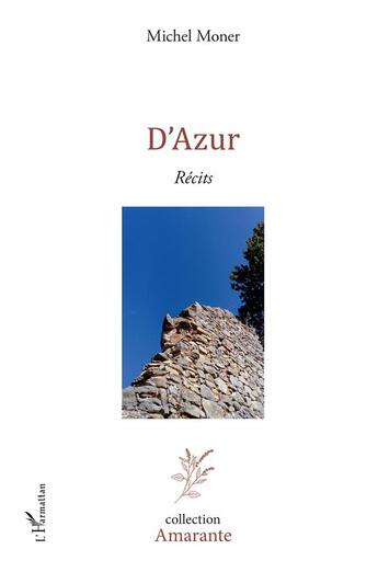 Couverture du livre « D'azur » de Michel Moner aux éditions L'harmattan