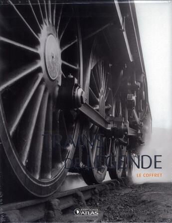 Couverture du livre « Trains de légende ; coffret » de  aux éditions Atlas