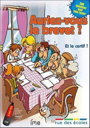 Couverture du livre « Auriez-vous le brevet ? » de  aux éditions Rue Des Ecoles