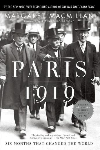 Couverture du livre « Paris 1919 six months that changed the world » de Margaret Macmillan aux éditions Random House Us