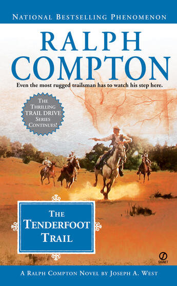 Couverture du livre « Ralph Compton The Tenderfoot Trail » de West Joseph A aux éditions Penguin Group Us