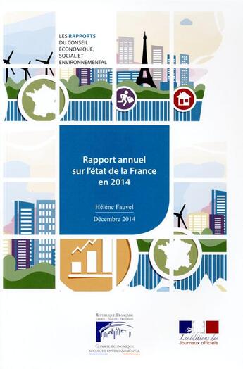 Couverture du livre « Rapport annuel sur l'état de la France en 2014 » de Conseil Economique aux éditions Documentation Francaise