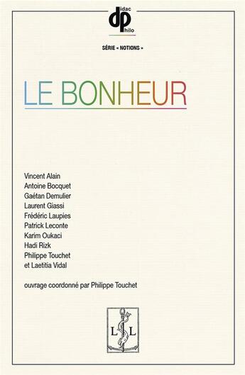 Couverture du livre « Le bonheur » de Philippe Touchet aux éditions Lambert-lucas