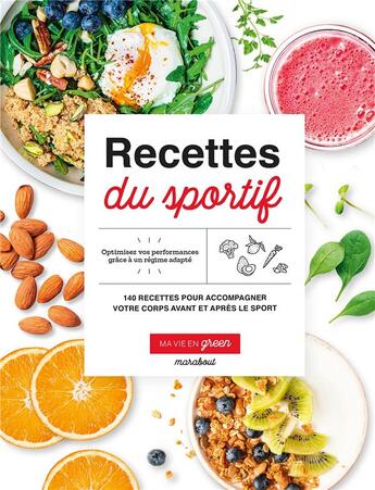 Couverture du livre « Recettes pour sportifs » de Fern Green aux éditions Marabout