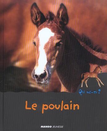 Couverture du livre « Le poulain » de Helene Montardre aux éditions Mango