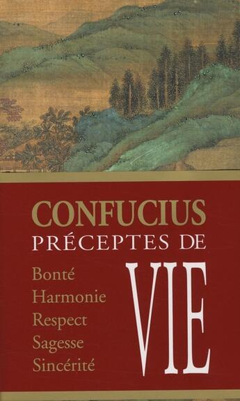 Couverture du livre « Préceptes de vie de Confucius » de Lavis-A aux éditions Archipel