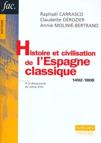 Couverture du livre « Histoire Civilisation Espagne » de  aux éditions Nathan